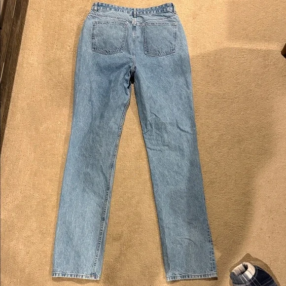 ASOS Denim Blue Straight Leg Women's Jeans - Picture 4 of 4